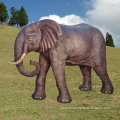 Western Style outdoor garden life size antique bronze elephant sculpture statue